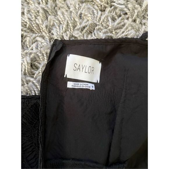 NWOT SAYLOR SARA JUMPSUIT in BLACK - Picture 15 of 16